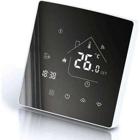 Thermostat Intelligent Thermostat de Chauffage Thermostat d'ambiance Thermostat WiFi Thermostat pour Chauffage par Le Sol de chaudière à gaz/Eau Compatible avec Alexa, Google 3A TGR85WIFI (1/5)
