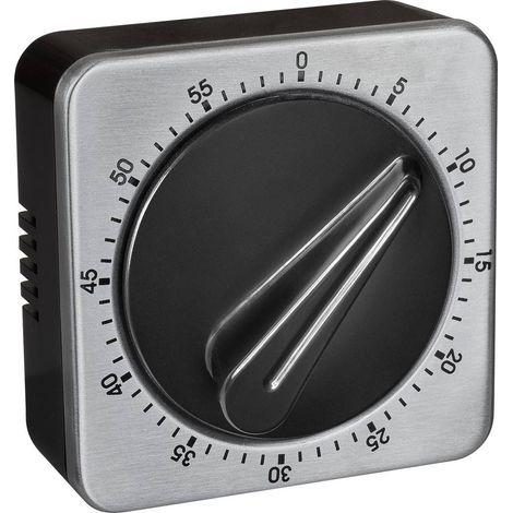 TFA Dostmann Timer Nero analogica (1/5)