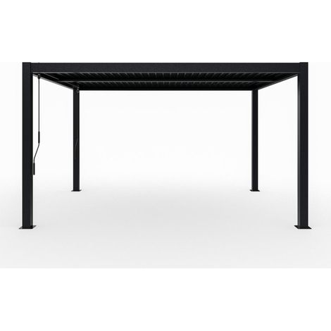 Sojag Stahl Pergola Milo 10x12 schwarz