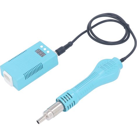 Pistolet à air chaud portable 8858, 700W, écran LCD numérique, 3 buses, température et pression réglables de 100 à 480°C, pour bricolage, réparation électronique, rétraction, 220V norme CE. (1/5)