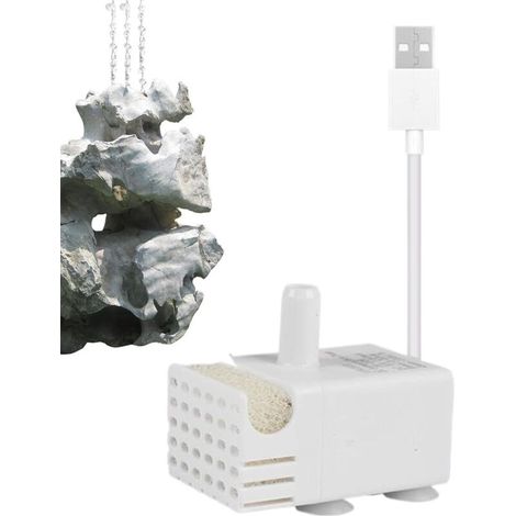 Pompe - Submersible - Pour Fontaine À Chat - 5 V - Moins De 25 Db - ABS - Unité (1/5)