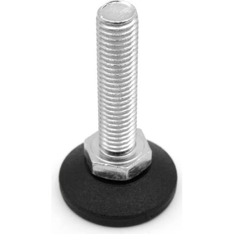 Vis De Réglage - M12 X 50 Mm - Plateau Rotatif 38 Mm - Charge Max 650 Kg - Lot De 4 (1/4)