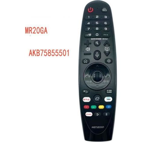 Télécommande IR - Pour TV OLED LG 2020 AI ThinQ - Compatible Modèles ZX WX GX CX BX NANO9 NANO8 - Sans Fonction Voix - 1 Pièce (1/4)