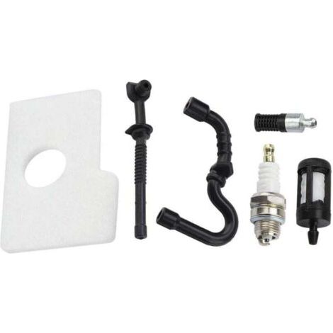 QORVA-Kit filtre à air et bougie d'allumage pour tronçonneuse Stihl 017 018 MS170 MS180 (1/4)