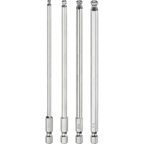 4pcs Embout de Tournevis Hexagonal Ensemble 3mm-6mm (H3-H6) (1/5)