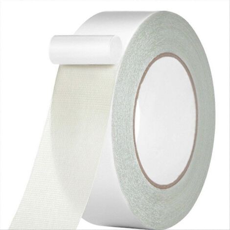 Doppelseitiges Klebeband für Teppiche und Läufer, 50 mm x 10 m, abnehmbar und vielseitig einsetzbar, für Stoff- und Leinenböden. (1/5)
