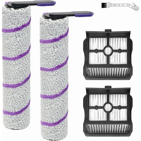 Ersatzwalzenbürste für Rowenta X-Clean 10, für Narwal S20 Pro Nass- und Trockensauger, Zubehör inklusive: 2 Bürstenwalzen + 2 Filter + Reinigungsbürste. (1/4)