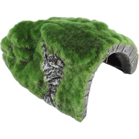 Cachette pour reptiles en résine, sans danger pour la décoloration, décoration d'aquarium, grotte pour aquarium (1/5)