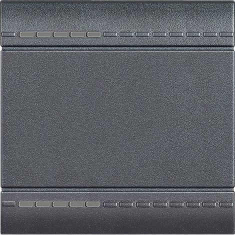 Manette Livinglight MyHOME BUS neutre type bascule 2 modules anthracite BTICINO L4911M2N