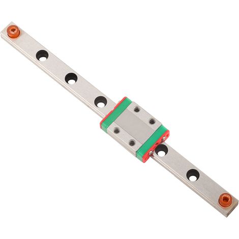 1 bloc coulissant miniature LML9B pour rail de guidage linéaire de 9 mm de largeur (150 mm) (1/5)