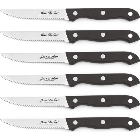 Jean Dubost - Lot de 6 couteaux à steak Primo