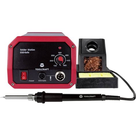 TOOLCRAFT ST-50A Stazione di saldatura analogica 50 W 150 - 450 °C incl. Punta di saldatura (1/5)