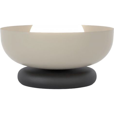 Lampada da tavolo minimalista Ozzy beige/nera G9 8W Emibig (1/5)