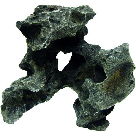 Roccia Gallura Grigia Arco con Foro 17x15x11,5cm decorazione per acquari