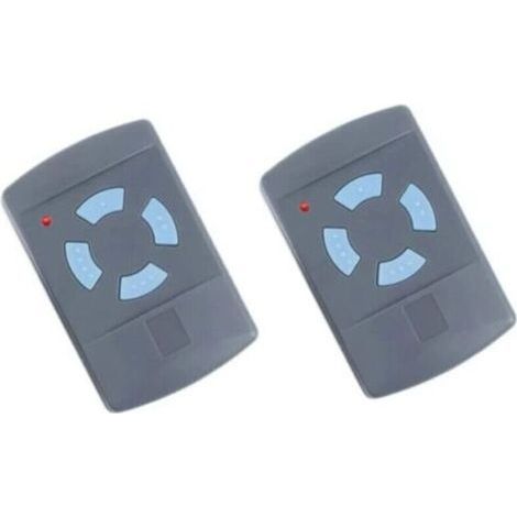 2PACK Télécommande de Garage Sdre HSM4 868 MHz avec 4 Boutons Couleur Bleue Remplacer Les émetteurs Hormann 868 MHz HS4 HSM2 HSP4 868 HS1 868 Tubauto HSM4 868 Tubauto HS4 868Fréquence (1/4)