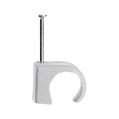 Legrand - Cavaliers Multifix x 20 - souples - Pour câble Ø10mm à Ø14 mm - blister - Gris
