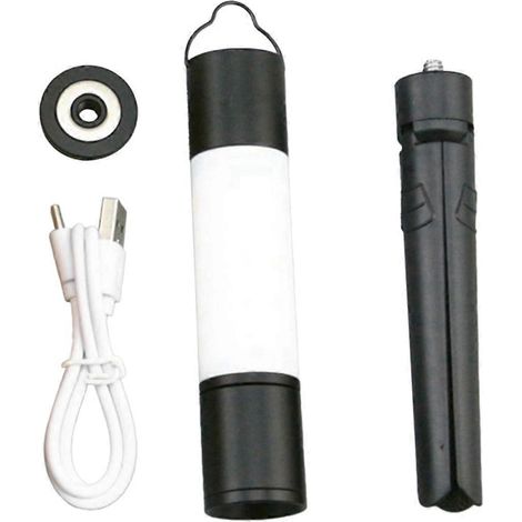 Lampe torche télescopique LED pour le camping en extérieur avec écrous pour trépied, A-- (1/5)