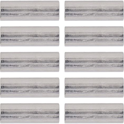 Lot de 10 écrous de raccordement pour tige ronde, filetage femelle, acier inoxydable 304, M8x1,25, longueur 35 mm (12 pièces). (1/5)