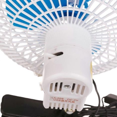 Leiser USB-Tischventilator – Sommerkühler für den Schreibtisch – Mini-USB-Ventilatoren – Stecker – 25 cm (10 Zoll) (1/4)