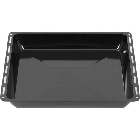 Plaque de Four Émaillée - 1 Pièce - Acier Émaillé - Profondeur 60mm - Cuisson Rôtis et Gratins - 45,5x37,5x6 cm (1/5)
