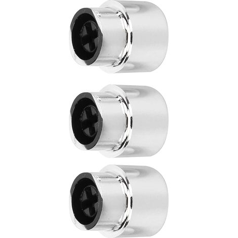 Bouton de Capuchon de Commutateur 3 Pièces, Capuchon de Commutateur de Ramassage Confortable chromé pour Accessoires de Guitare électrique (1/5)