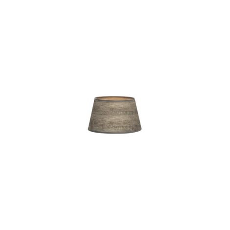 Pantalla salma pinza madera gris 10dx8dx8h conica   abierta