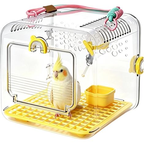 Jaula para pájaros de acrílico Accesorio portátil (1/5)
