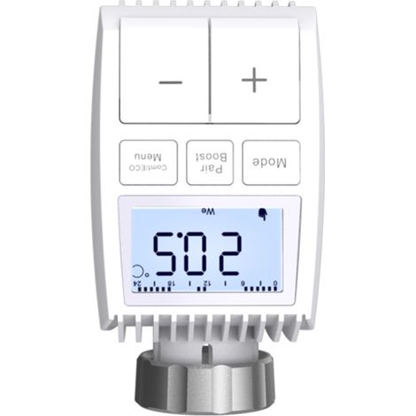 Thermostat de radiateur ZigBee Tuya TRV, Contrôle intelligent via application et vocal, compatible (1/5)