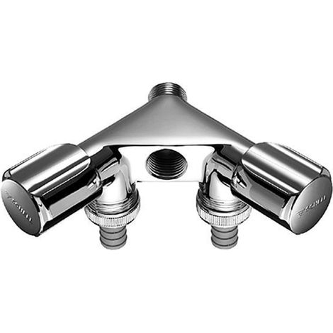 Schell Comfort - Valvola doppia ad attacco laterale, cromo 033680699 (1/2)