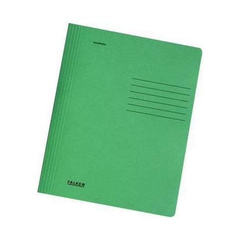 FALKEN Schnellhefter Falken DIN A4 240g/m² Manilakarton recycelt dunkelgrün (1/4)