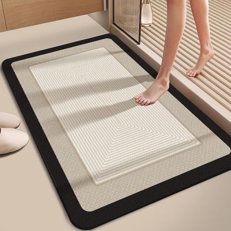 Schnelltrocknende Kieselgur-Badematte (DM-01, 32 Zoll  47 Zoll)