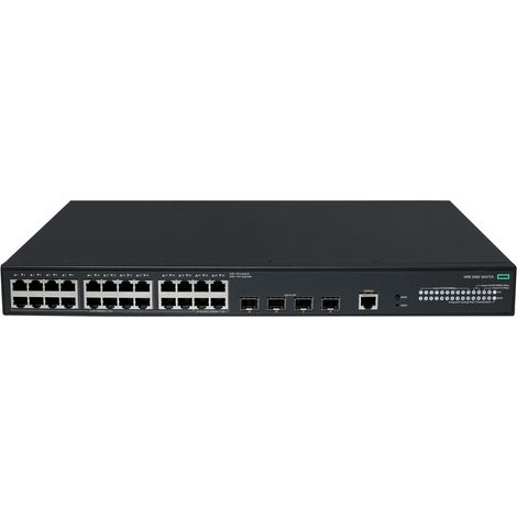 HPE Networking CW 2050 24p 10/100/1000BT PoE+ 4p SFP 1G/2.5G 420W Switch (1/4)