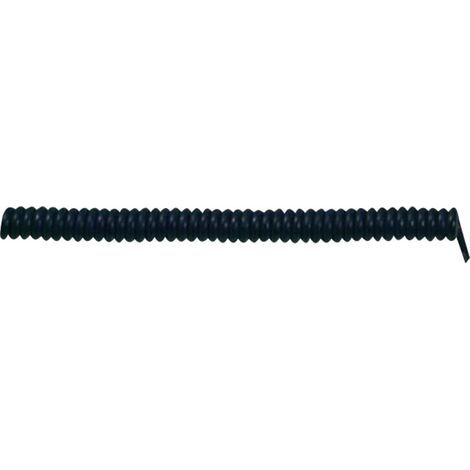 LAPP 73222340 Spiralkabel X05VVH8-F 1000 mm / 3000 mm 3 G 0.75 mm² Schwarz 1 St. (1/5)