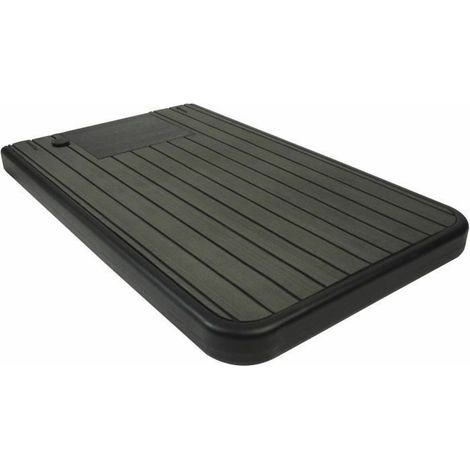 Soporte de ducha solar UBBINK - Reserva de agua 20 litros - Antracita (1/5)
