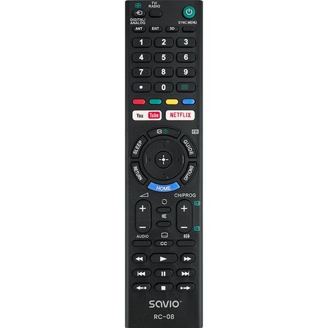 Savio rc-08 pulsanti del telecomando tv (1/4)