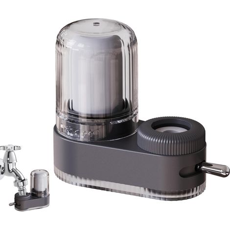 Filtro de agua para fregadero, purificador de agua para grifo, filtro de agua para fregadero de cocina, filtro de agua ajustable, sistema de purificación de agua (1/5)
