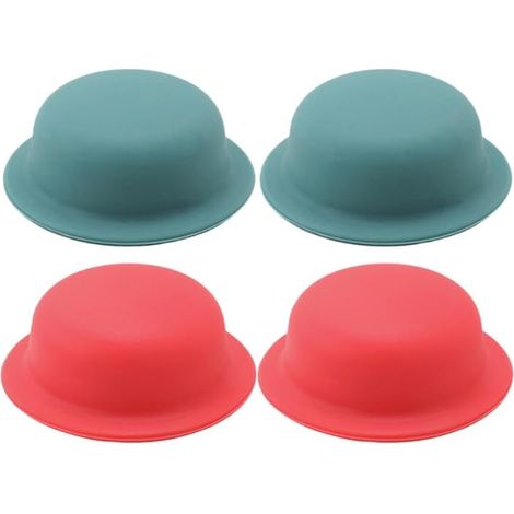 4 poignées anti-brûlure en silicone pour couvercles de casseroles, résistantes à la chaleur, universelles, faciles à installer et à (1/5)
