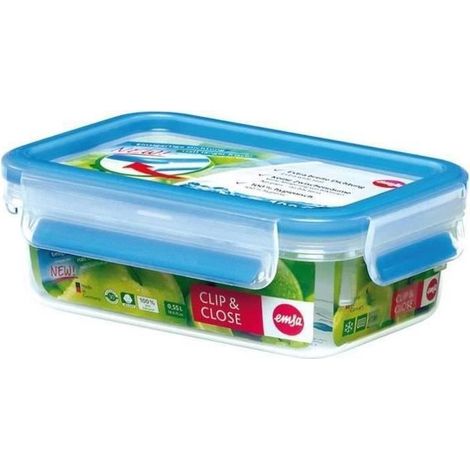 EMSA 508542 CLIP & CLOSE 3D PERFECT CLEAN BOÎTE ALIMENTAIRE RECTANGULAIRE 1,20 (1/5)