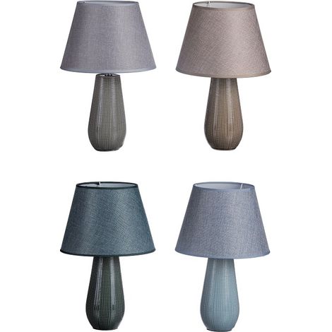 Lampada da tavolo con base in ceramica smoul 25 x 39 cm 4 Colori