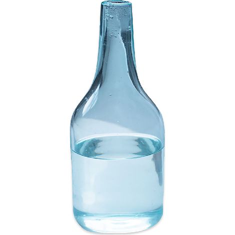 CLEAR - Carafe en Verre Soufflé - 30cm - Design Élégant et Transparent - Entretien Facile à la Main (1/2)