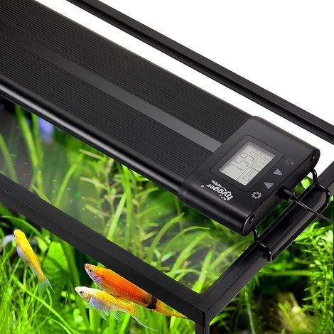 Éclairage LED 72W Pour Aquarium - Spectre Complet Avec LCD Moniteur, 7 Couleurs, Minuterie Réglable, Modes Sunrise Sunset Moon et DIY - Pour Réservoir Planté 122-139cm (1/5)