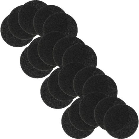 vhbw 20x Luftfilter G2 kompatibel mit Junker DV 125 Lüfter, Badlüfter, Ventilator, Lüftungsgerät - Schwarz