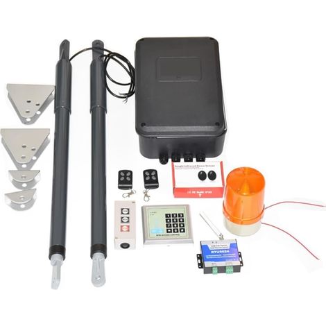 Kit d'ouvre-portes automatiques Moteur de porte électrique de système d'ouverture de porte d'oscillation de 200kg avec des pièces for l'actionneur linéaire de porte d'oscillation pour accessoires de p (1/5)