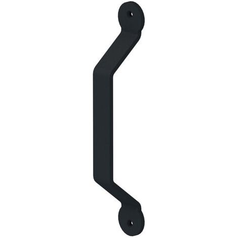 Poignée trapézoïdale noire type Barn Door 255 x 35 mm (1/4)