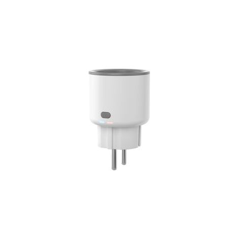 Enchufe inteligente WiFi de alta potencia de 16 A con medidor de energía, control por voz Alexa/Google, monitorización en tiempo real, temporizador y compatible con Tuya/Smart Life (enchufe europeo ti