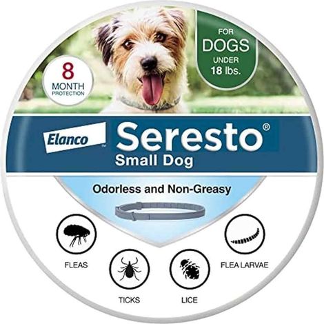 1 collier anti-puces et tiques, ajustable, protection 8 mois, pour chiens et chats de toutes tailles (1/5)
