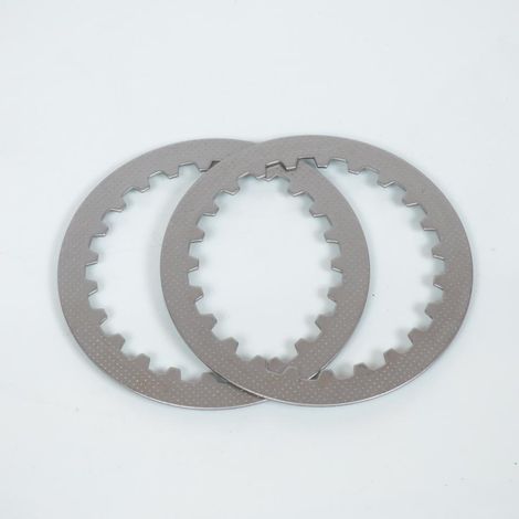 kit von 2 glatten kupplungsscheiben für motorrad yamaha 80 dtmx
