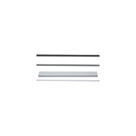 Profil Blanc en kit LFF 1351-1600 mm pour coulissantes à translation menuiserie bois et PVC GU 966 - FERCO (1/2)