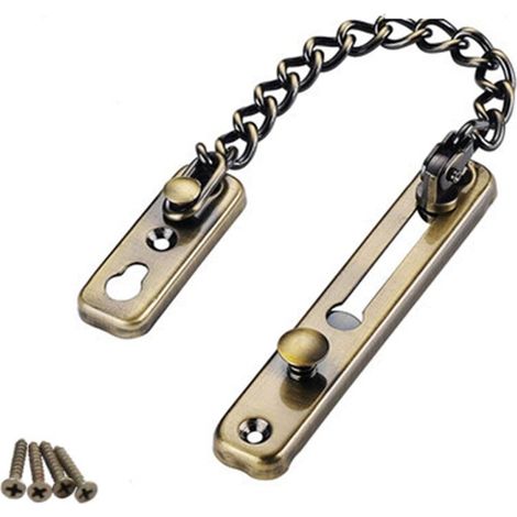 Stainless steel door chain, security chain for door, door lock - AquaForge (1/2)