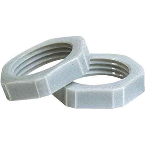 Jacob PA-Gegenmutter M50x1,5 7001 RAL7001 Kunststoff metrisch (1/3)